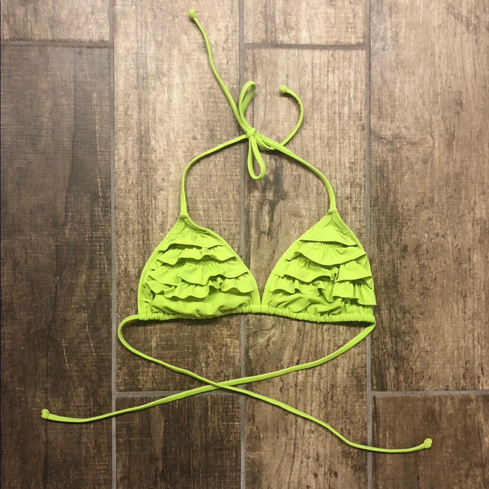 Ruffled Layered Bikini Top